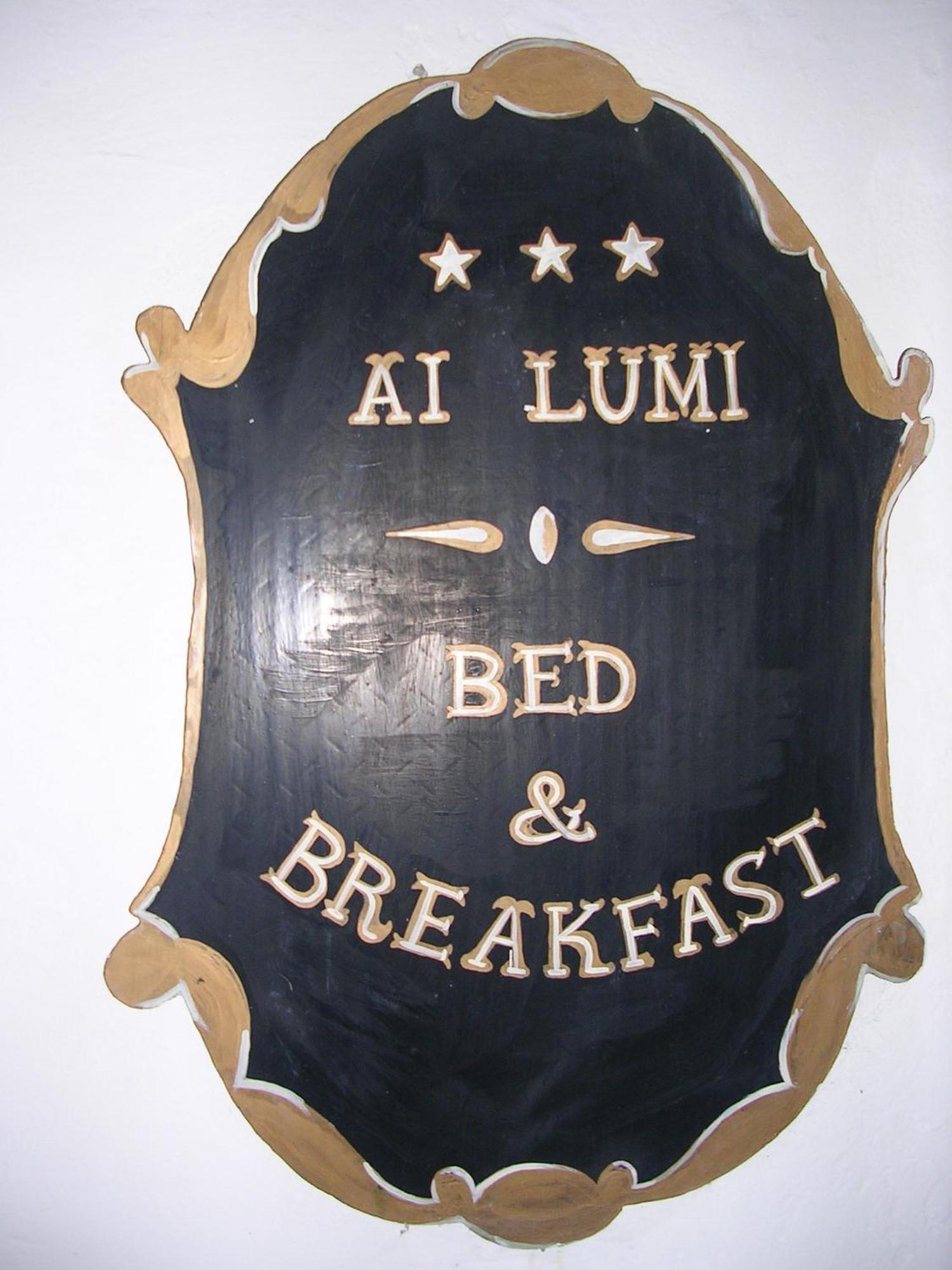 לינה וארוחת בוקר טרפאני Ai Lumi מראה חיצוני תמונה